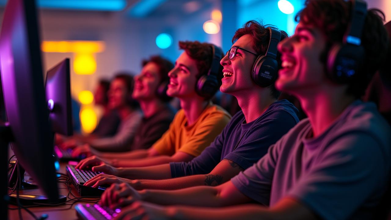 Група студенти в София празнуват победа на eSports турнир